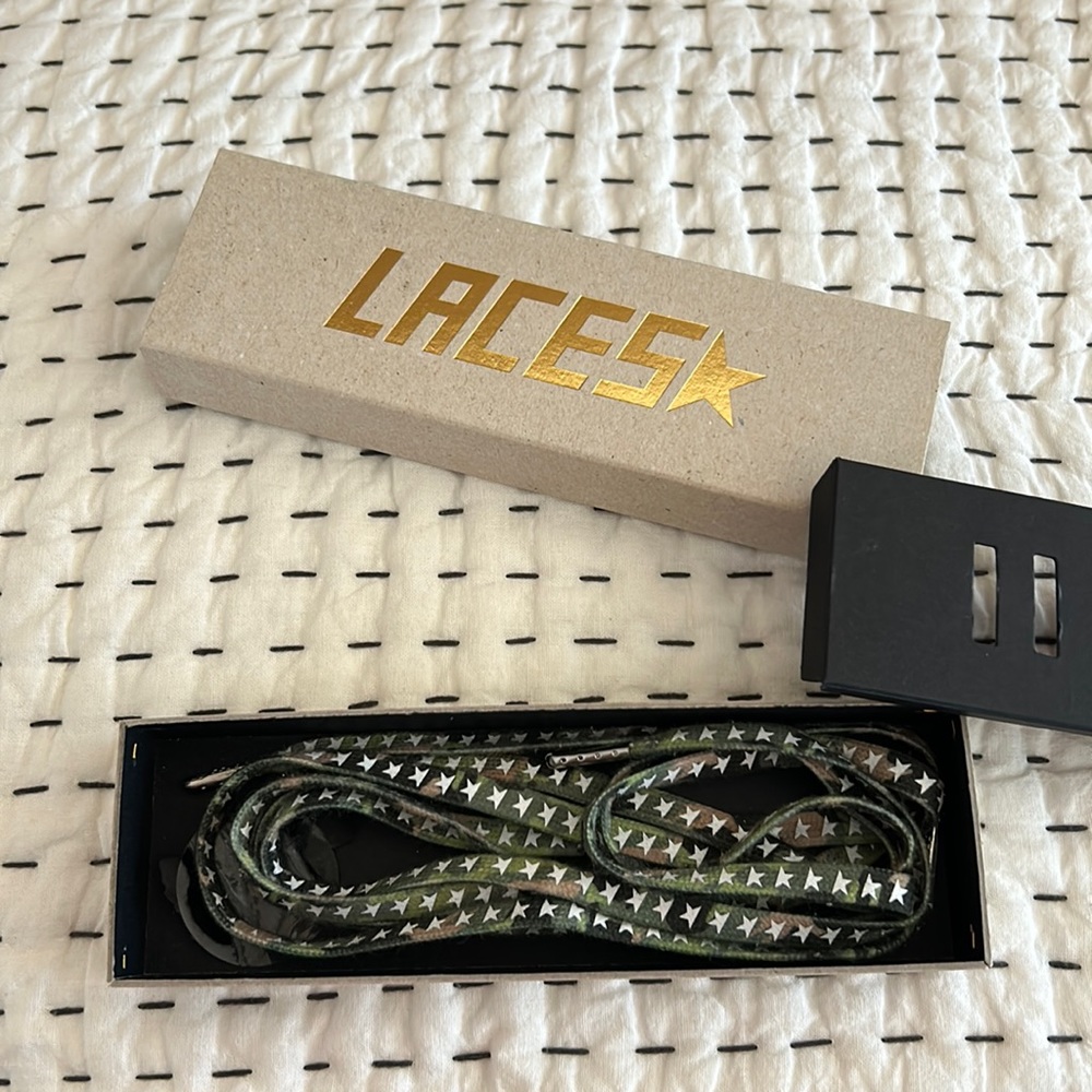Golden Goose Camo Shoe Laces